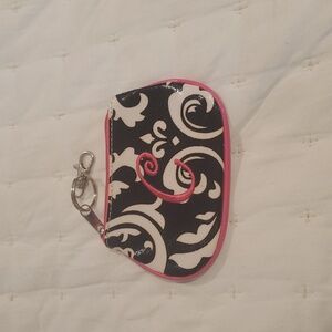 Letter C Monogram Coin/Credit Card Holder (24)